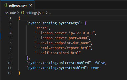 VS Code settings